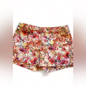 Zara Girls Soft Collection Floral Print Shorts